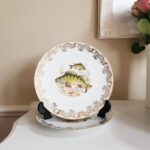 Limoges Fish Plates Set of 12 – French Porcelain Dinnerware with Hand-Painted Detail - Image 6