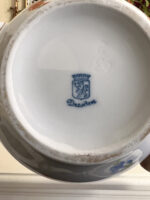 Porcelain Coffee and Tea Pot – Dresden Germany, Rococo Style, Gold Trim Details - Image 8