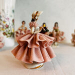 Original Dresden Lace Porcelain Lady Figurine Vintage Collectible Item - Image 3