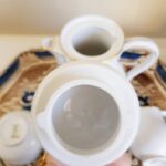 Porcelain Dresden Tea Set – German Bone China, Floral Pattern, 15-Piece Tableware Service - Image 5