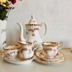 Royal Albert Dimity Rose China Set – 1969 Limited Edition, English Fine Bone China - Image 4