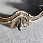 Art Nouveau Porcelain Cookie Jar – Antique Biscuit Canister with Floral Relief - Image 9