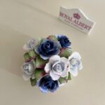 Royal Albert Posy Bouquet – Moonlight Rose Porcelain Miniature Vase, Made in England - Image 5