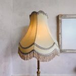 1970s Marble Floor Lamp – Freestanding Stand Lamp with Sculptural Base and Large Shade - Image 4