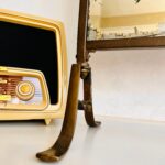 Victorian Brass Fireplace Screen with Beveled Mirror and Hand Painted Floral Motif - Image 5