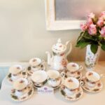Royal Albert set for six, Made in England, Berkeley pattern, Tea/Coffee set, Vintage Tableware, Bone China, Nice Gift - Image 2