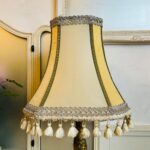 Brass Desk Lamp with Frosted Glass Shade – Retro Office Table Light, Mid Century Style - Image 3