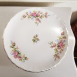 Royal Albert Porcelain Pedestal Dish – Moss Rose Footed Comport - Image 6