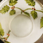 Art Nouveau Porcelain Cookie Jar – Antique Biscuit Canister with Floral Relief - Image 6