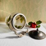 Art Nouveau Porcelain Cookie Jar – Antique Biscuit Canister with Floral Relief - Image 10