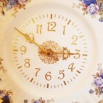 Royal Albert Moonlight Rose Wall Clock, Quartz Clock, Original Bone China Porcelain, Made in England, LTD 1987 - Image 3