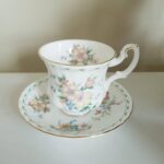 RARE!!! Vintage Royal Albert Constance Teacup and Saucer Sets Gift Set For 2 - Image 3