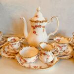 Royal Albert Dimity Rose China Set – 1969 Limited Edition, English Fine Bone China - Image 2
