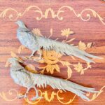 Vintage Bronze Pheasant Figurines – French Table Centerpiece, Realistic Bird Sculptures for Dining Decor - Image 10