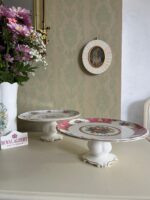 Porcelain Pedestal Dish – Royal Albert Petit Point Comport, English China - Image 10