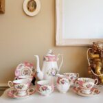 Original Royal Albert "Lady Carlyle", Coffee Set for 6, Made in England