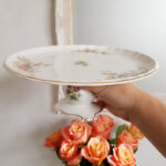 Royal Albert Porcelain Pedestal Dish – Moss Rose Footed Comport - Image 7