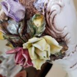 Large Hand Painted Bassano Style Vase Trio – Vintage Ceramic Decor Set - Image 9