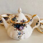 Original Royal Albert Moonlight Rose Porcelain Avon Cup and Saucer, 1987 LTD - Image 3