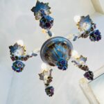 Stunning Chandelier, Capodimonte Porcelain Chandelier, Small Pink Roses, Home Lighting, 5 Arms Chandelier, Play Video! - Image 10