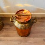 Large Copper Jug Umbrella Stand: Rustic 70s Farmhouse Decor - Image 5