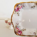 Queen Anne Bone China Egg Cups with Underplate – English Floral Breakfast Set - Image 5