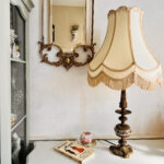 German Ceramic Table Lamp – Soft Cream Glaze, Mid-Century Bedroom or Living Room Lighting - Image 2