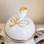 Porcelain Dresden Tea Set – German Bone China, Floral Pattern, 15-Piece Tableware Service - Image 7