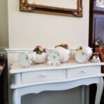 Large Hand Painted Bassano Style Vase Trio – Vintage Ceramic Decor Set - Image 6