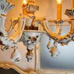 Porcelain Chandelier, Vintage Home Lighting, Capodimonte style. - Image 3