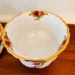 Royal Albert Old Country Roses Porcelain Flower Pot – English Bone China Planter - Image 5