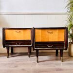 Beautiful Vintage Pair of Retro Cabinets
