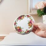 Original Royal Albert ''Old Country Roses'' Trivet, bone china, teapot stand - Image 6