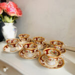 Royal Albert 'Lady Hamilton' Set Bone China Made in England Vintage Crockery - Image 5