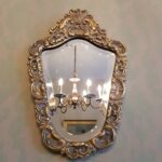 Baroque Style Hollywood Wall Mirror – Gold Oval Frame, Vintage Glam Décor - Image 2