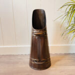 Vintage Copper Cane Stand - Hallway Umbrella Stand with Handles - Image 3