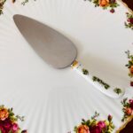 Royal Albert 'May' Serving Cake/Pie Knife, Flower of the Month, English Porcelain - Image 2