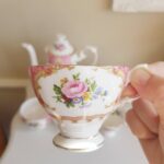 Original Royal Albert "Lady Carlyle", Coffee Set for 6, Made in England - Image 4