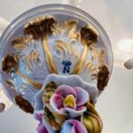 Stunning Chandelier, Capodimonte Porcelain Chandelier, Small Pink Roses, Home Lighting, 5 Arms Chandelier, Play Video! - Image 7