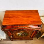 Exquisite Vintage Hand-painted Cabinet French Louis XV-style - Image 3