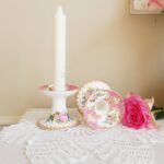 Royal Albert Lady Carlyle Porcelain Candle Holders – Floral Pair, Romantic English Style - Image 4