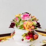 Vintage 1960 Royal Albert Old Country Roses Porcelain Bouquet Of Flowers, Made in England, A Rare Find - Image 3