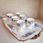 Original Royal Albert Moonlight Rose, Made in England, Set of 6 egg cups, 1987 LTD - Image 2