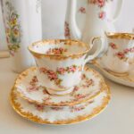 Royal Albert Dimity Rose China Set – 1969 Limited Edition, English Fine Bone China - Image 6