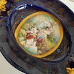 Antique Oval Tray with Handles, An Alexandra Works Royal Vienna Tray....Play the video - Image 2