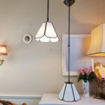 Beautiful vintage pendant light lamps, set of 2, from the 70's, Pendant lamps - Image 9