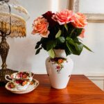 Royal Albert Porcelain Vase – Old Country Roses, English Bone China Floral Bud Vase - Image 3