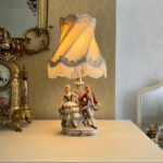 Vintage Ceramic Table Lamp Made in GDR, Home Lighting, Interior Design!!