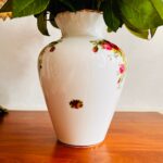 Royal Albert Porcelain Vase – Old Country Roses, English Bone China Floral Bud Vase - Image 5