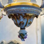 Stunning Chandelier, Capodimonte Porcelain Chandelier, Small Pink Roses, Home Lighting, 5 Arms Chandelier, Play Video! - Image 6